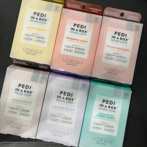 Voesh Pedi in a Box Deluxe 4 step (lot of 6 scents)
